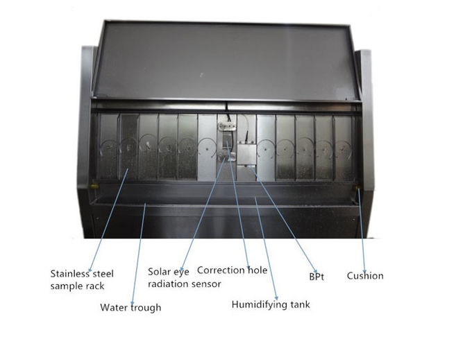 Camera invecchiante UV intelligente RT+10℃~70℃ 0 di acciaio inossidabile dell'attrezzatura di prova di protezione dell'ingresso